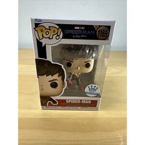 Funko Pop 1169 Spider-Man Peter Parker Unmasked Marvel Funko Shop Exclusive